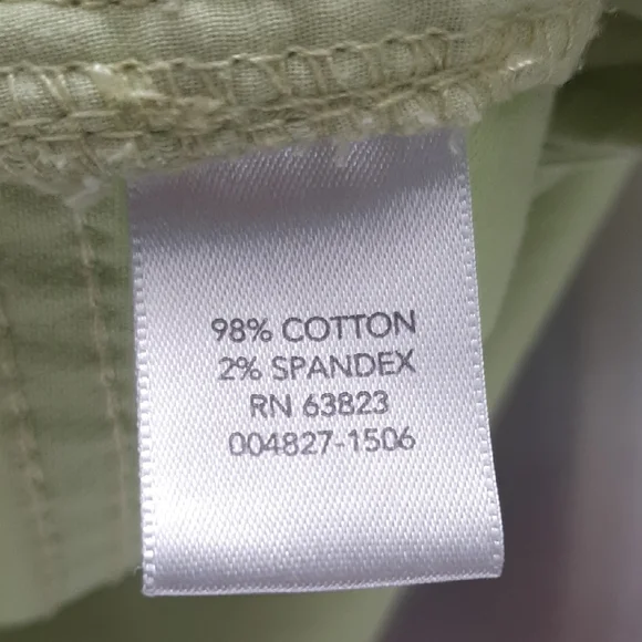 Christopher&Banks💚Green Jeans Y2K Size 6 - Picture 6 of 6